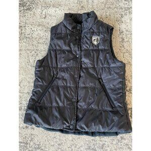 AMERICAN EAGLE OUTFITTER PUFFY NAVY BLUE SLEEVES VEST SIZE SMALL MENS Or WOMEN